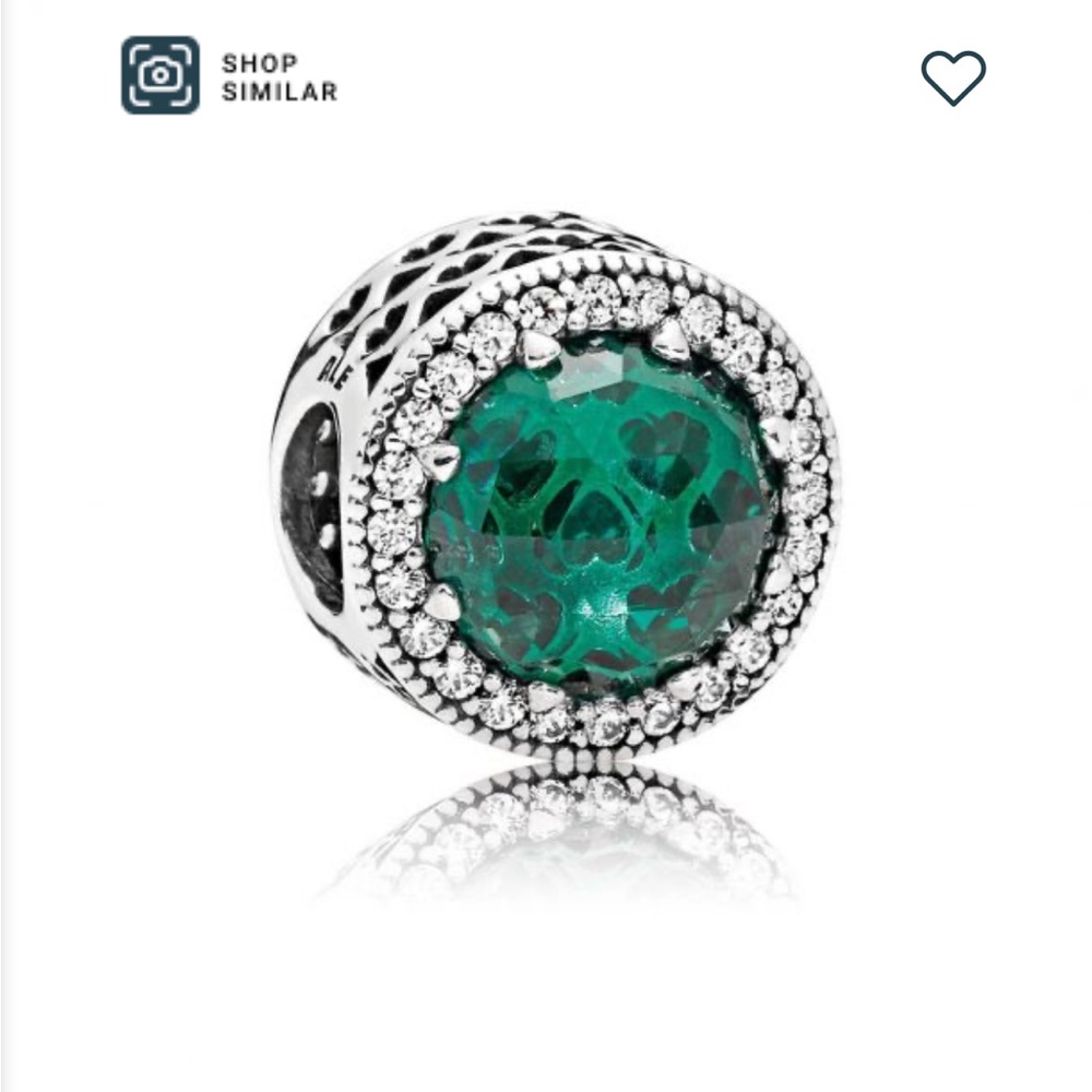 Pandora sea green charm